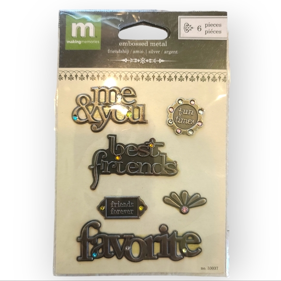 Making Memories Embossed Metal Pendants, Signs, and Charms | Crafting materials - Picture 6 of 13